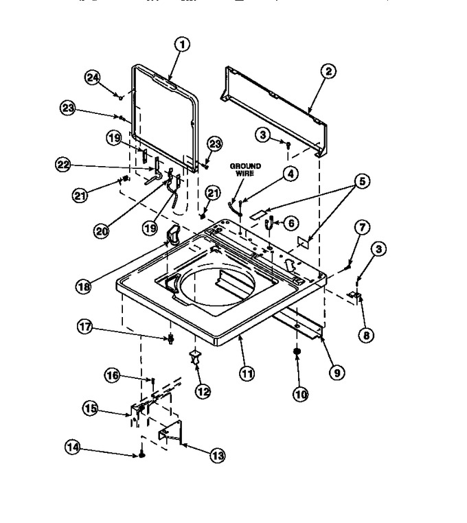 Diagram for LW2001W2 (BOM: PLW2001W2 B)