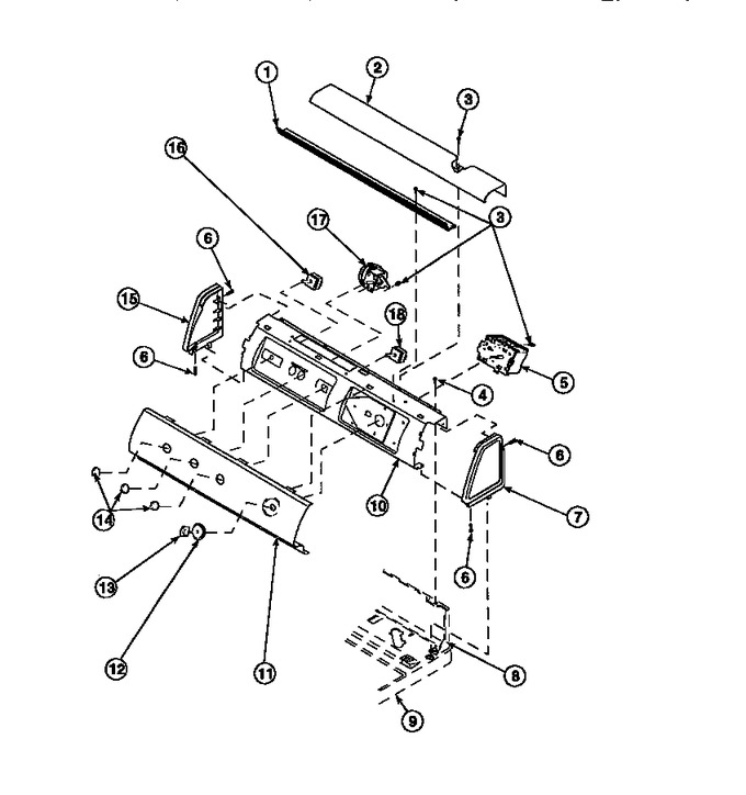 Diagram for LW2001W2 (BOM: PLW2001W2 B)