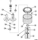 Diagram for 02 - Agitator/drive Bell/seal Kit/tub & Hub