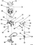 Diagram for 13 - Motor, Mtg Brkt, Belt, Pump & Idler Assy