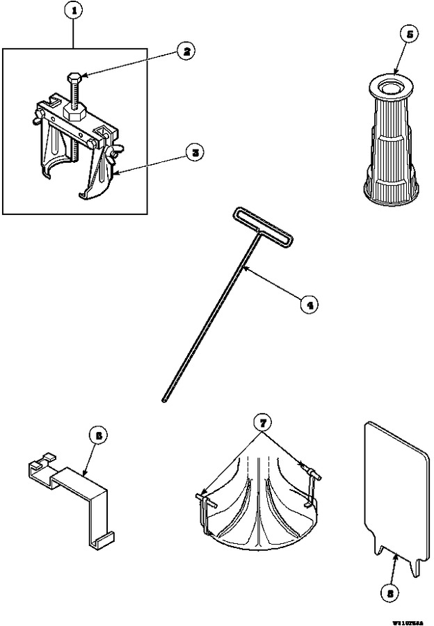 Diagram for LW8201W2 (BOM: PLW8201W2B)