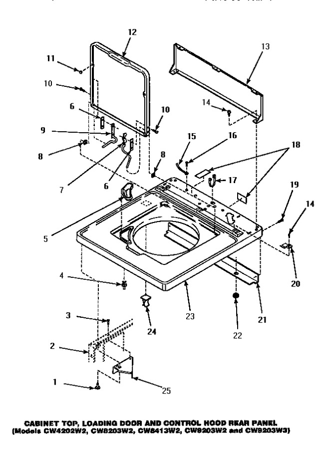 Diagram for CW9203W3 (BOM: PCW9203W3 A)