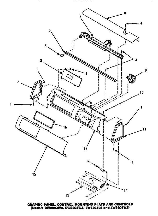 Diagram for CW9203W3 (BOM: PCW9203W3 A)