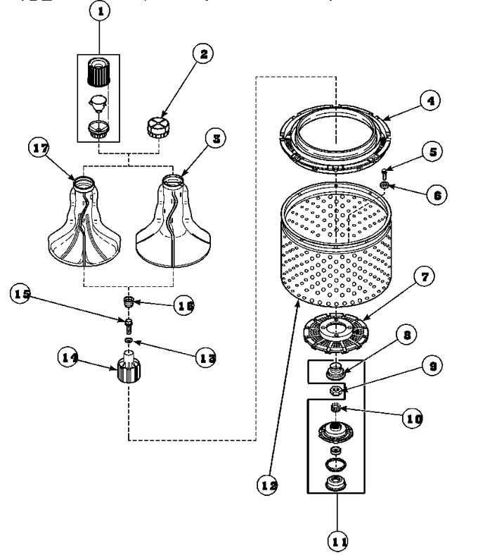 Diagram for LW6101WB (BOM: PLW6101WB B)