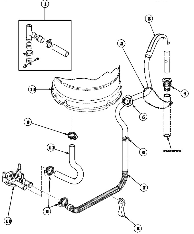 Diagram for LW6163WM (BOM: PLW6163WM B)