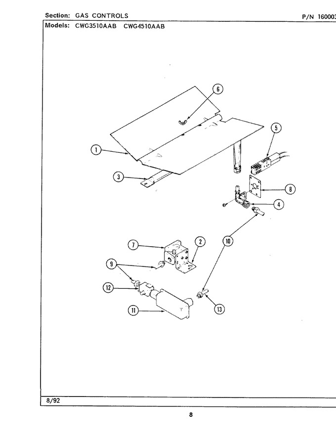 Diagram for CWG3510AAB