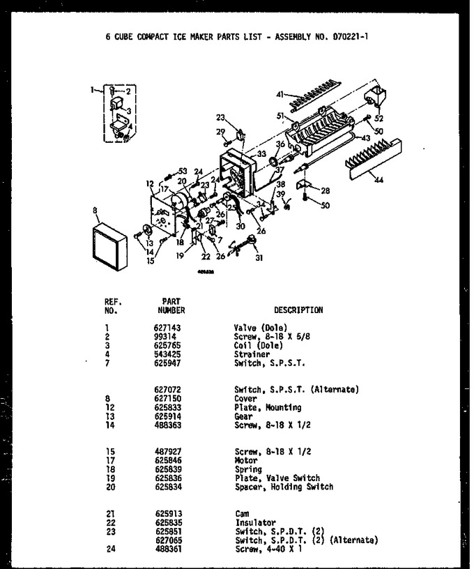 Diagram for D70221-1 (BOM: D7022101)