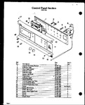 Diagram for 02 - Control Panel Section