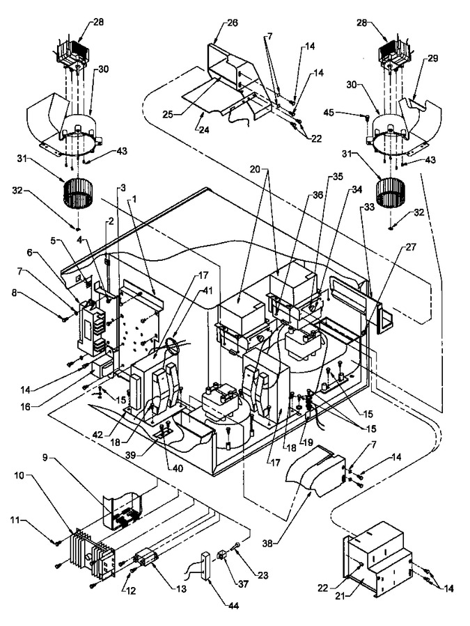 Diagram for DE1600I (BOM: P1189101M)