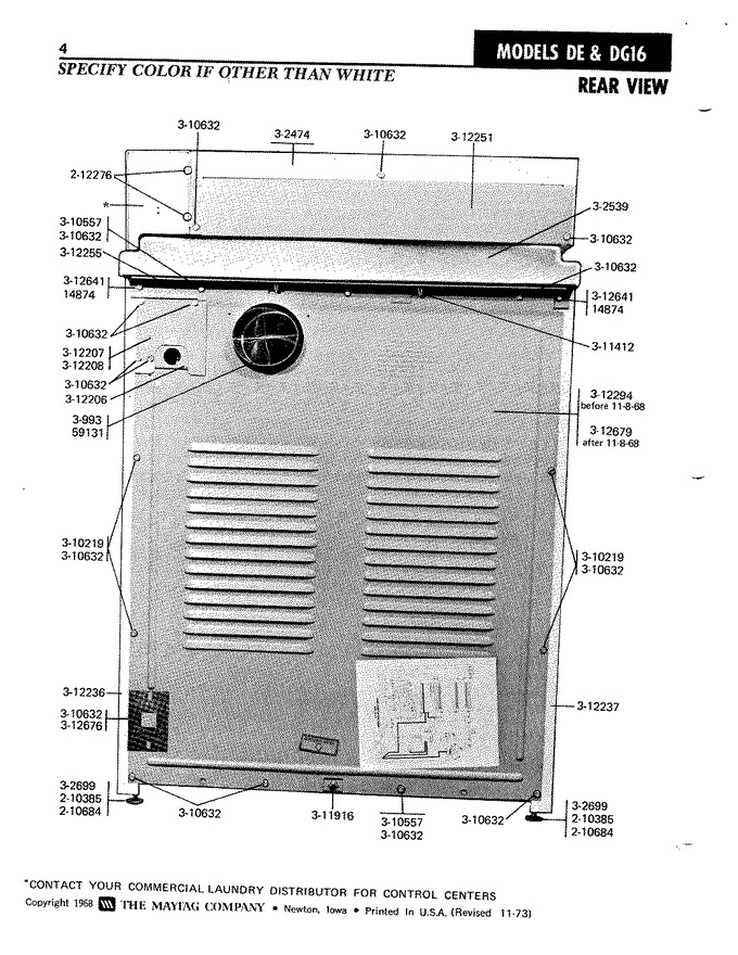 Diagram for DE16CM