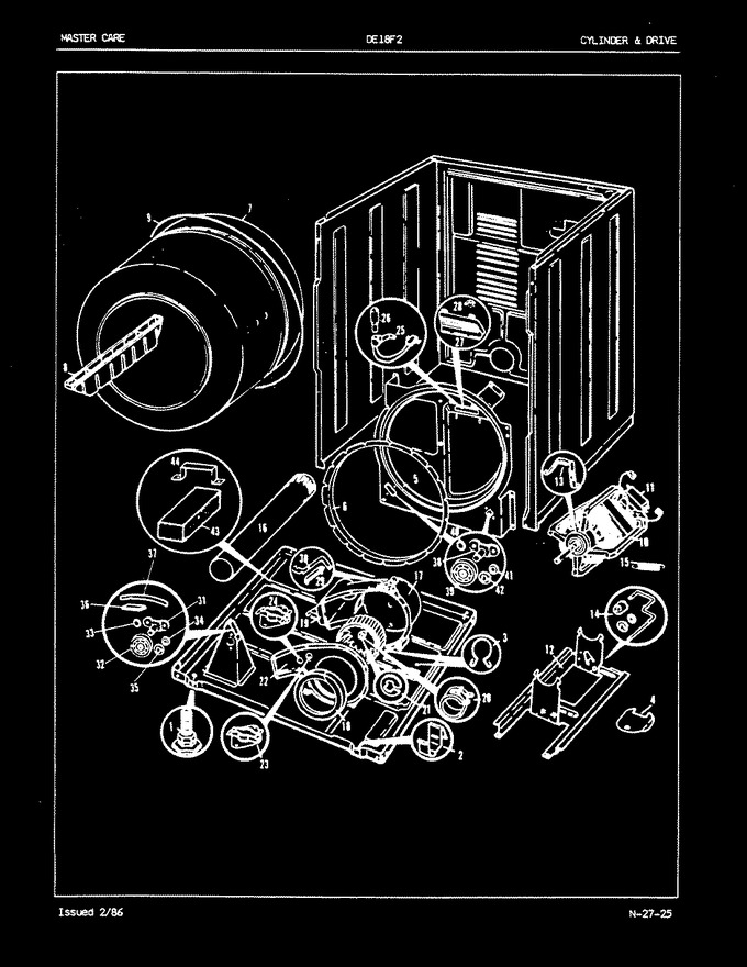 Diagram for DE18F2HW