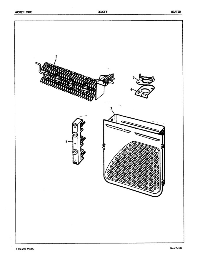 Diagram for DE20F5HW