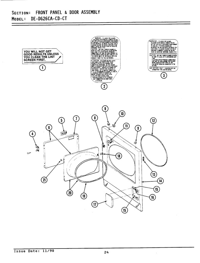 Diagram for LDG26CA