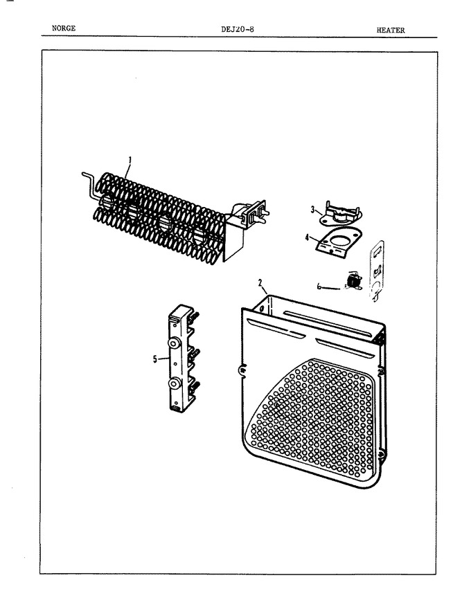 Diagram for DEJ208W