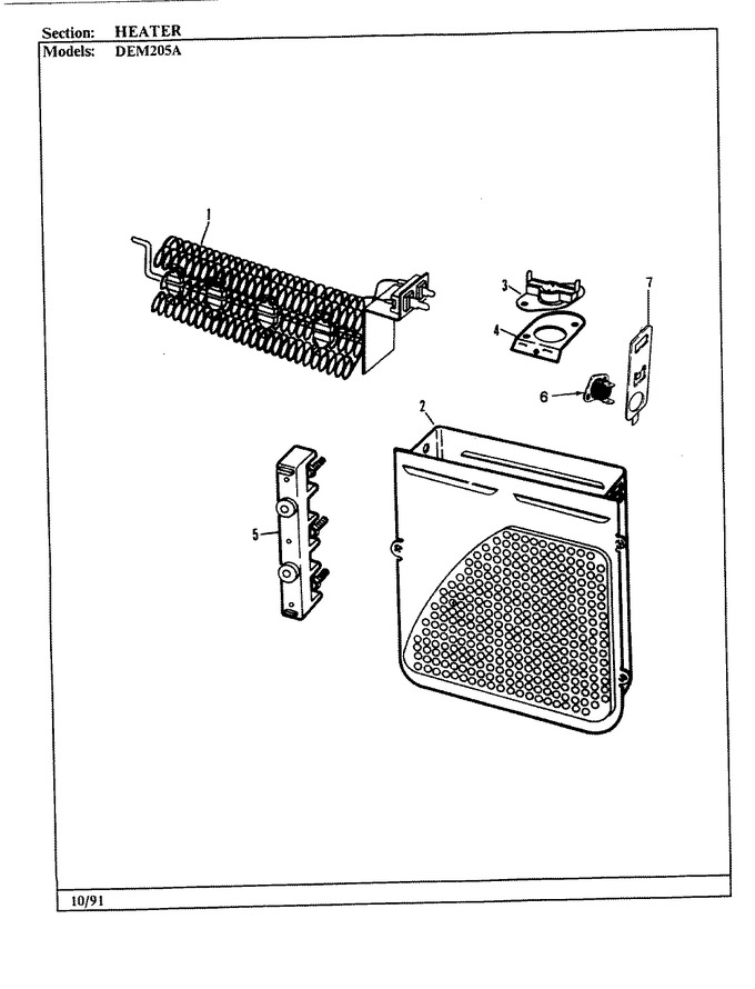 Diagram for DEM205A