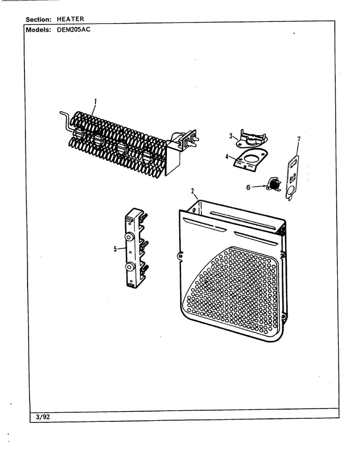 Diagram for DEM205AC