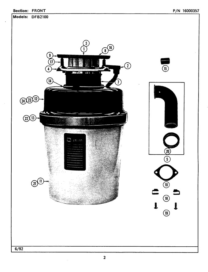 Diagram for DFB1100ABX