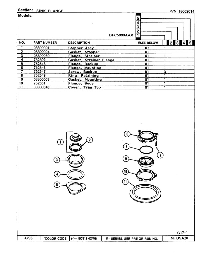 Diagram for DFC2100AAX