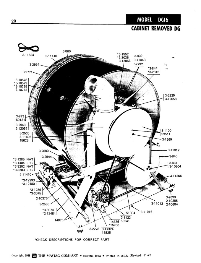 Diagram for DG16CM