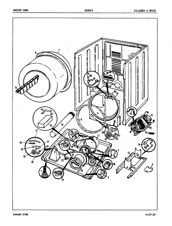 Diagram for DG20F8WW