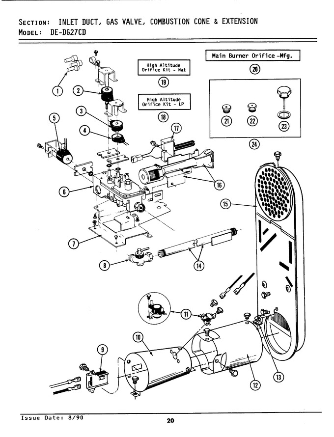 Diagram for LDG27CD