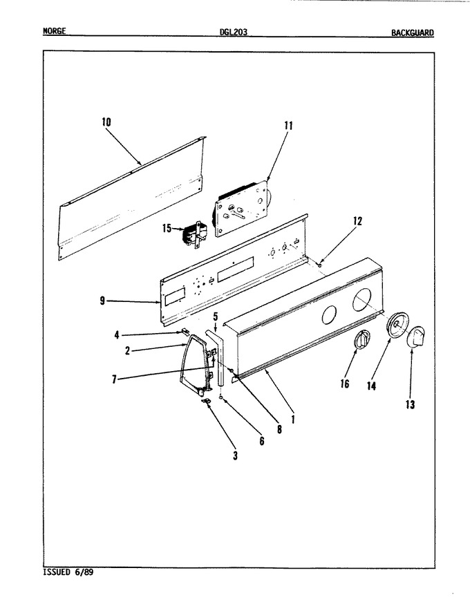 Diagram for DGL203W