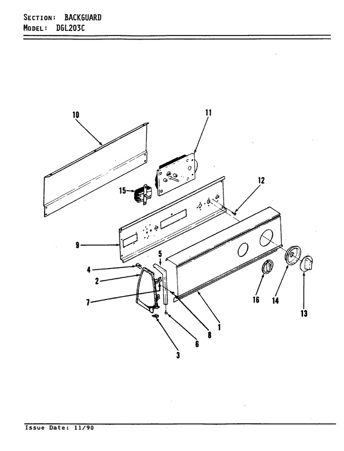 Diagram for DGL203HC