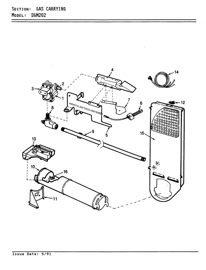 Diagram for DGM202W