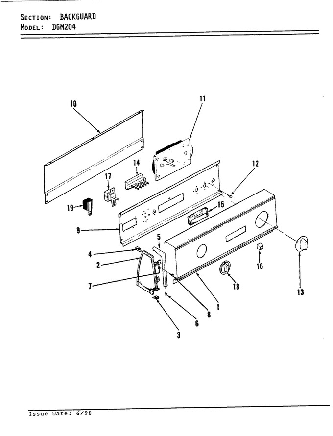 Diagram for DGM204W