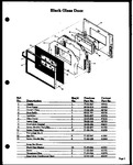 Diagram for 01 - Black Glass Door