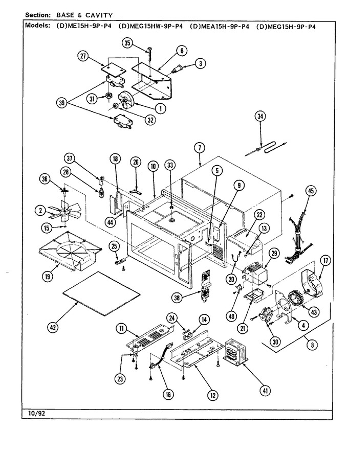 Diagram for DMEG15HW-9PP4