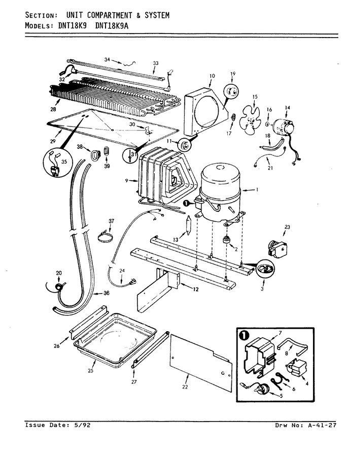 Diagram for DNT18K9A (BOM: 9A93A)