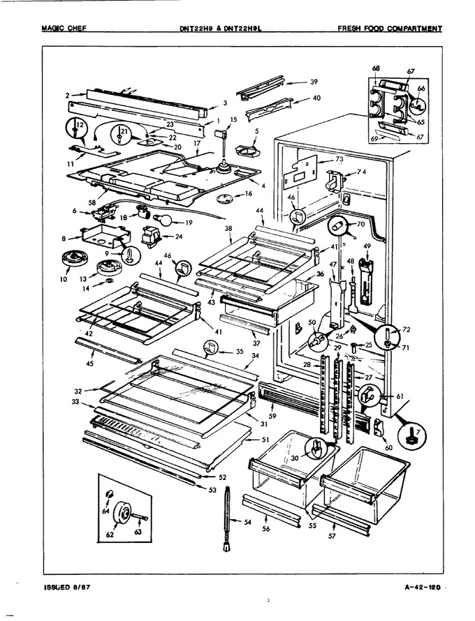 Diagram for DNT22H9A (BOM: 8B32A)