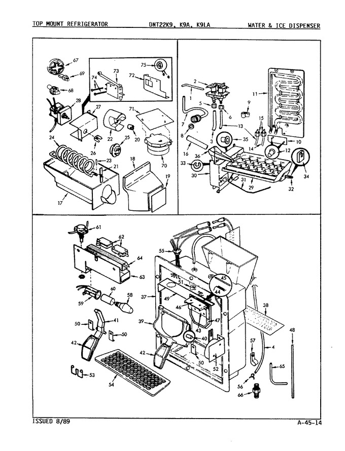 Diagram for DNT22K9LA (BOM: 9A68A)