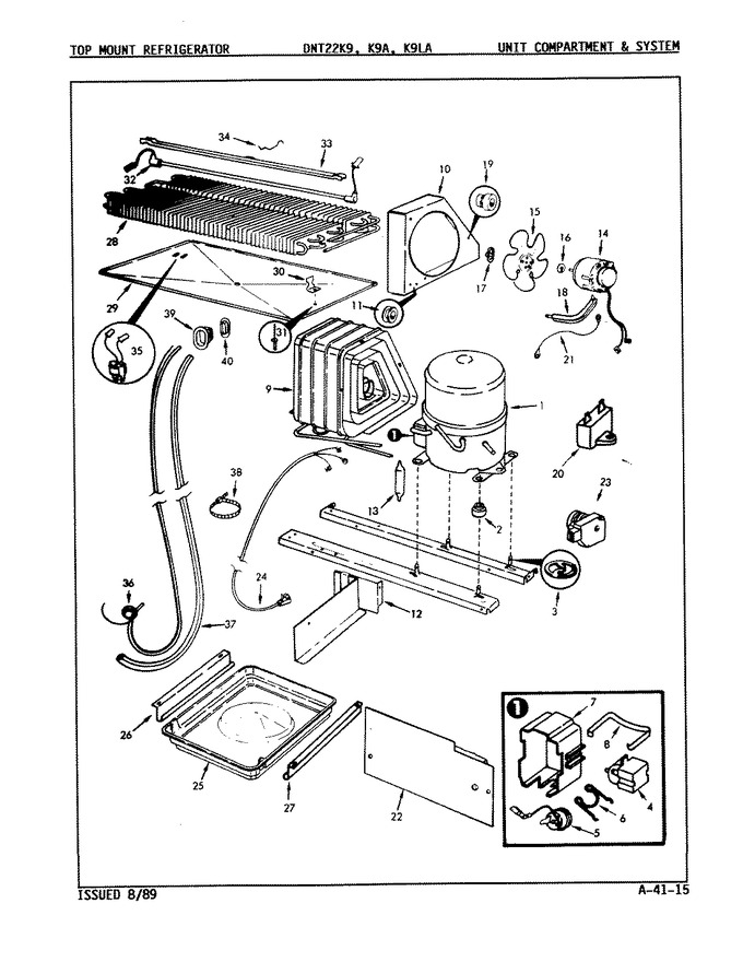 Diagram for DNT22K9A (BOM: 9A97A)