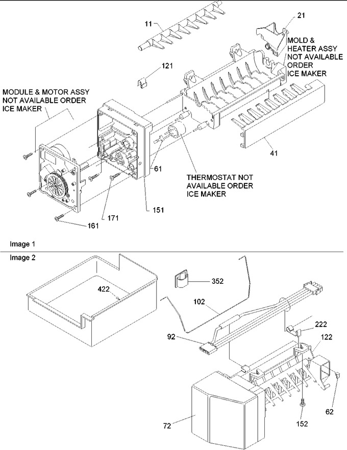 Diagram for DRT2102AC (BOM: PDRT2102AC0)