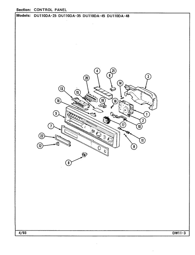 Diagram for DU110DA-25