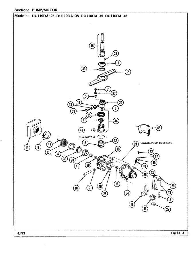 Diagram for DU110DA-45