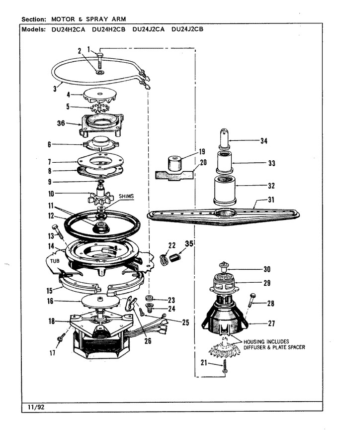 Diagram for DU24J2CB