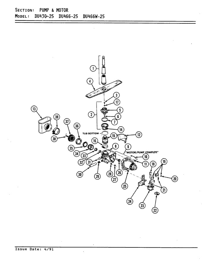 Diagram for DU430-25