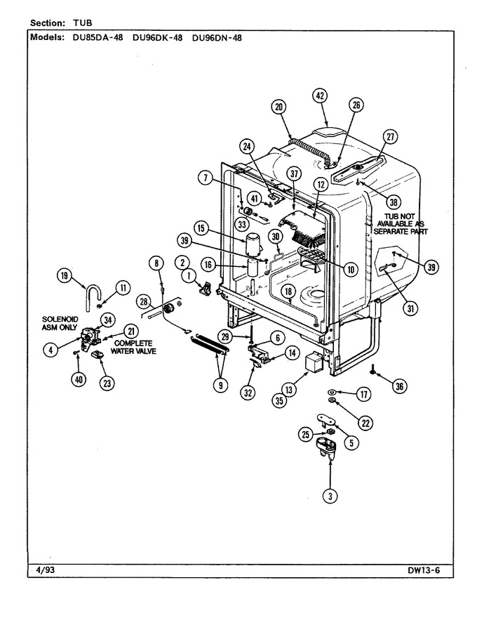 Diagram for DU96DN-48