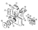 Diagram for 05 - Rinse Aid & Soap Dispenser