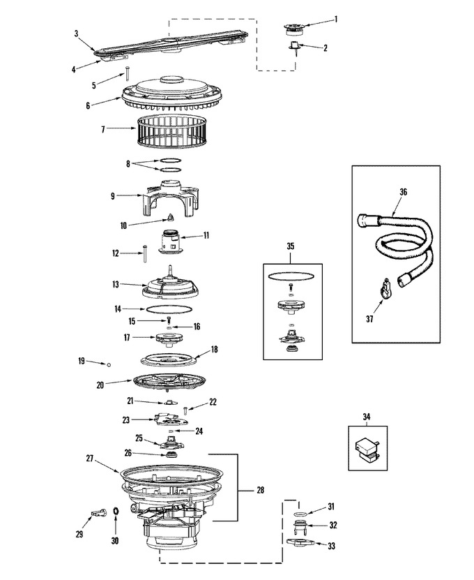 Diagram for DWB1000AWE