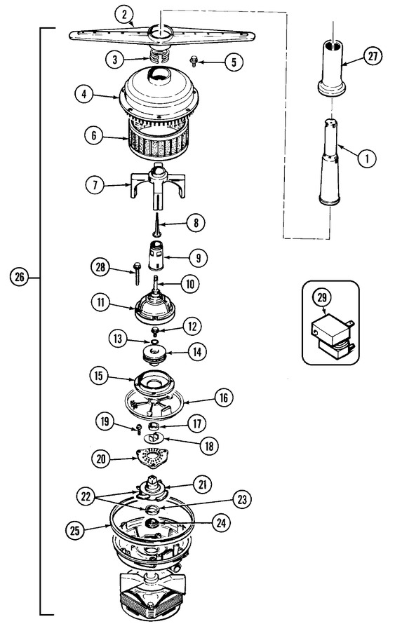 Diagram for DWC7400AAW