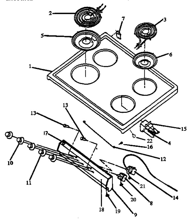 Diagram for EBE22AA0CEH (BOM: P1142447N)