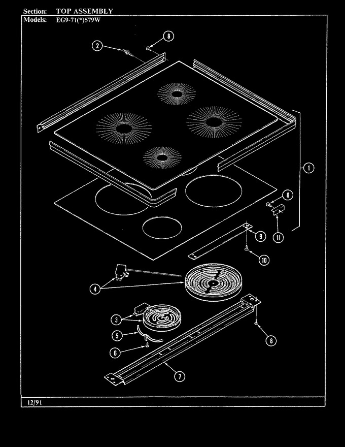 Diagram for EG9-71A579W