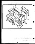 Diagram for 08 - Upper Oven Cabinet Assy