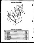 Diagram for 10 - Upper Oven Door Assy