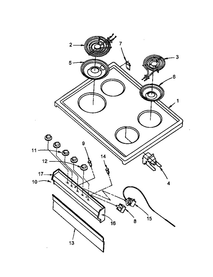 Diagram for EHS2672W (BOM: P1143213N W)