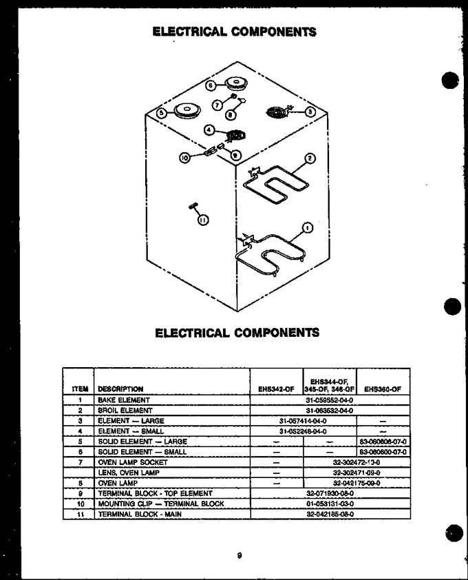 Diagram for EHS346-OF (BOM: EHS3460OF)